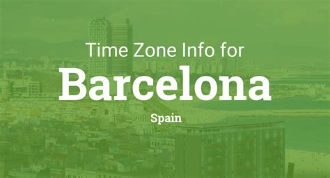 current time zone barcelona